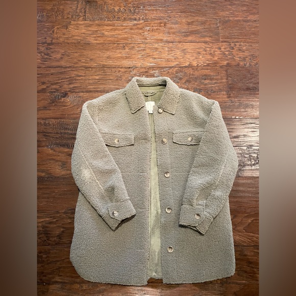 Joie teddy Sherpa Shacket - Picture 5 of 6